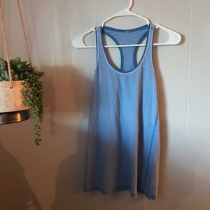 Lululemon Blue Racerback Tank Running Yoga